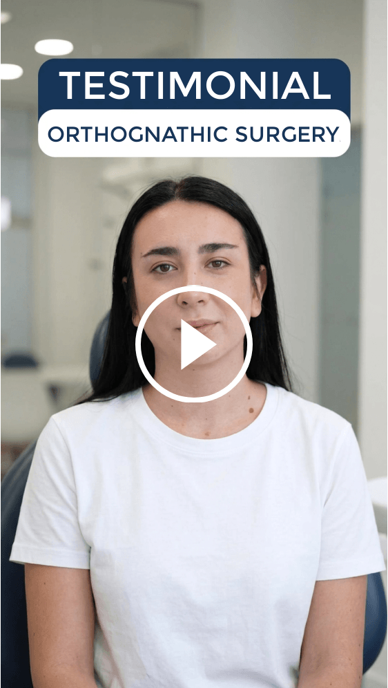 Portada del vídeo testimonio de Eli, paciente de cirugía ortognática con avance mandibular en Instituto Maxilofacial